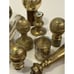 Vtg Huge Lot Antique Gold Tone Cane Handle Topper Ornate Silver Tone