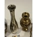 Vtg Huge Lot Antique Gold Tone Cane Handle Topper Ornate Silver Tone