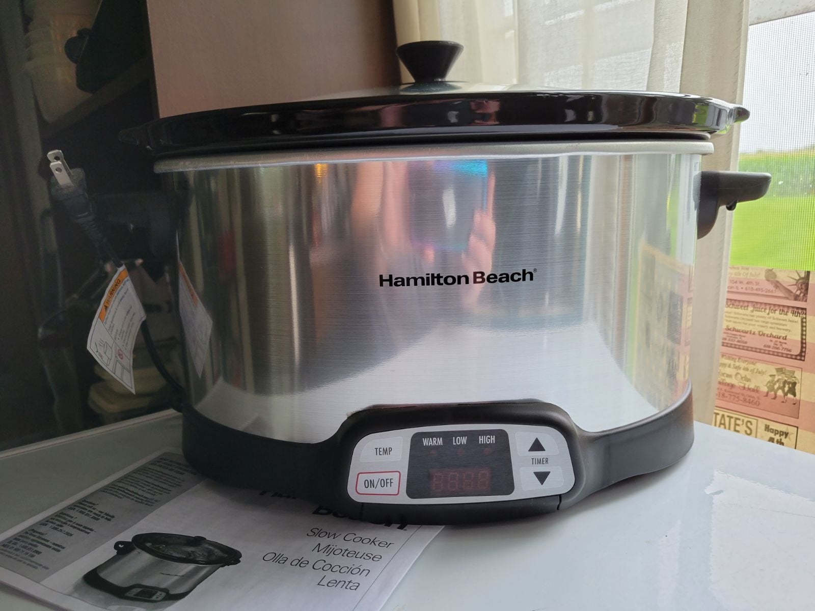 Hamilton Beach 8qt Digital Crockpot Nice