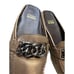 Stuart Weizmann women’s bronze slip on shoe loafer size 8M SKU 3037