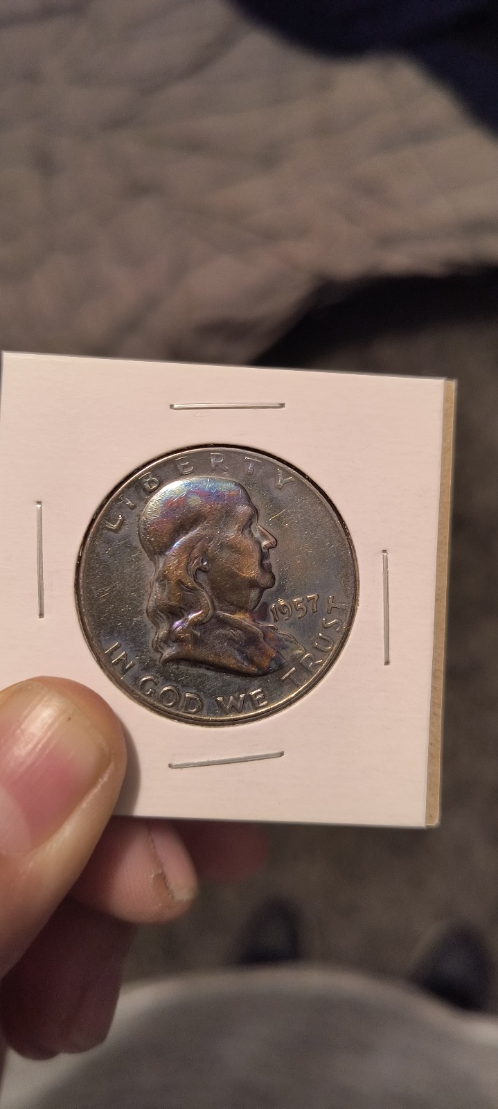 Silver Franklin half Dollar