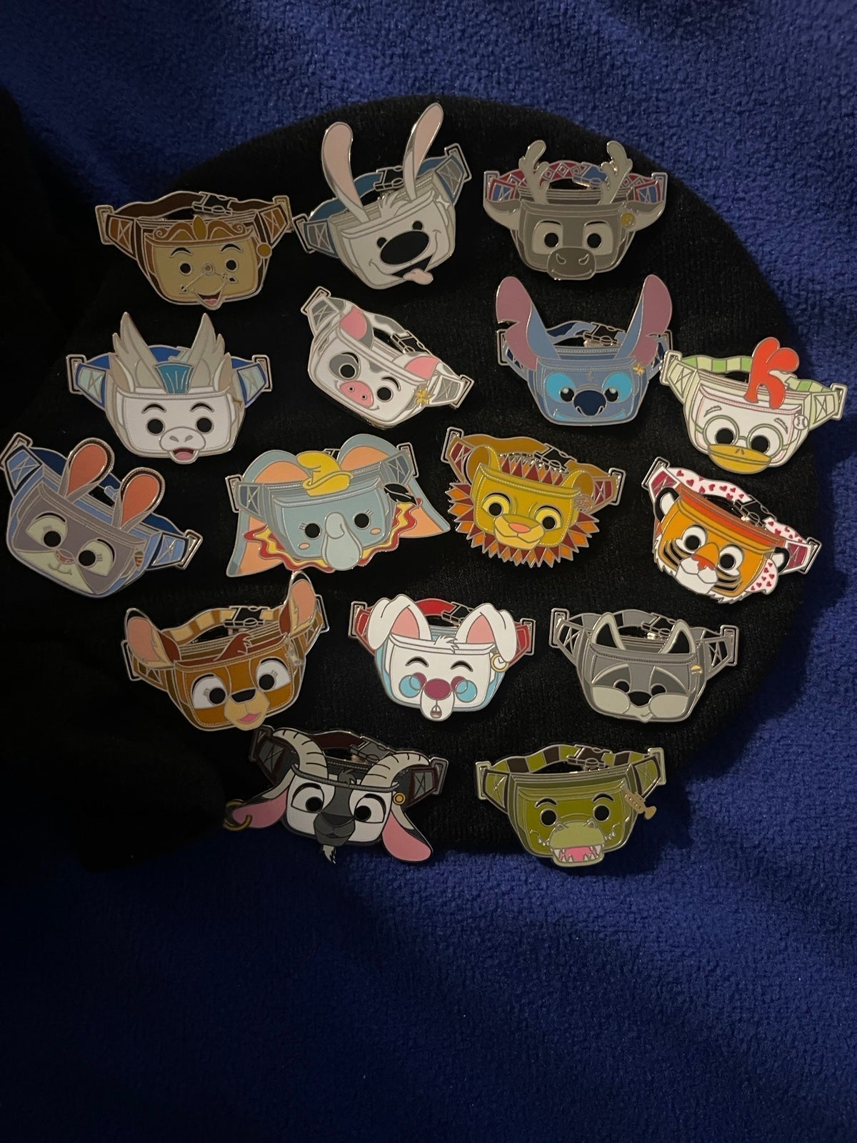 Disney Fannypack Pin Set