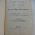 Antique Bible Commentary: On Old and New