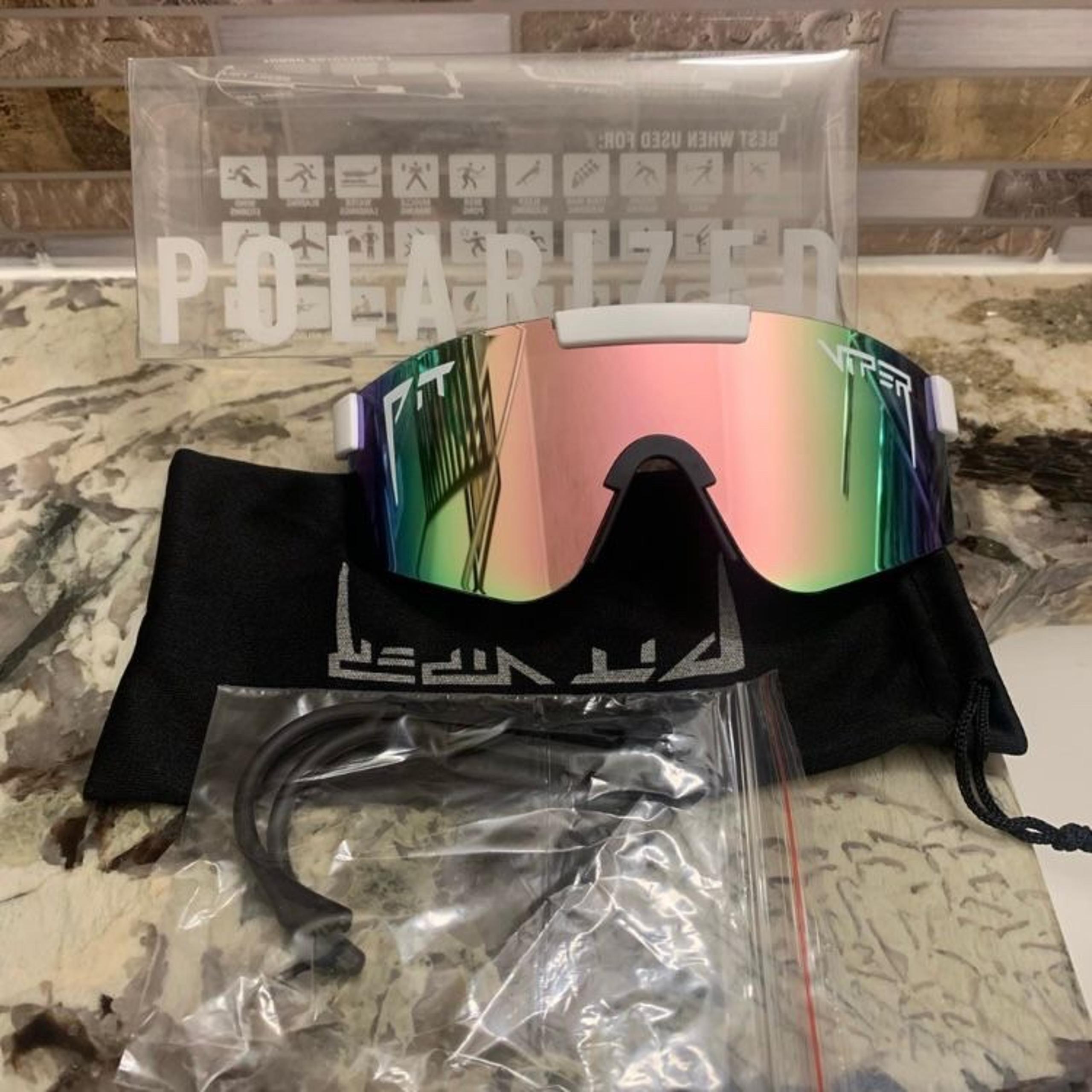 Viper Polarized Men Sport Sunglasses Driving Pilot Fishing Pit Wrap Glasses 03