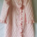 Rare vintage 70/80s pink bathrobe medium