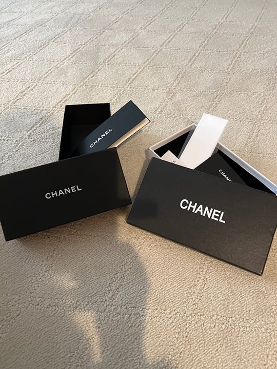 Chanel sunglasses boxes