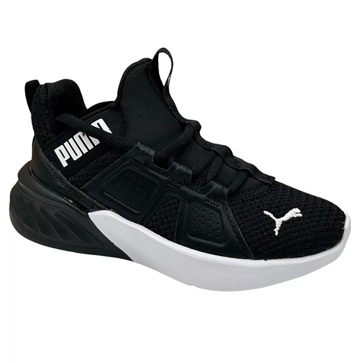 PUMA Little Boy's Contempt Athletic Sneakers Size 11 Black/White Lace up