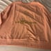Disney parks pink sweatshirt with gold embroidery xxl women’s