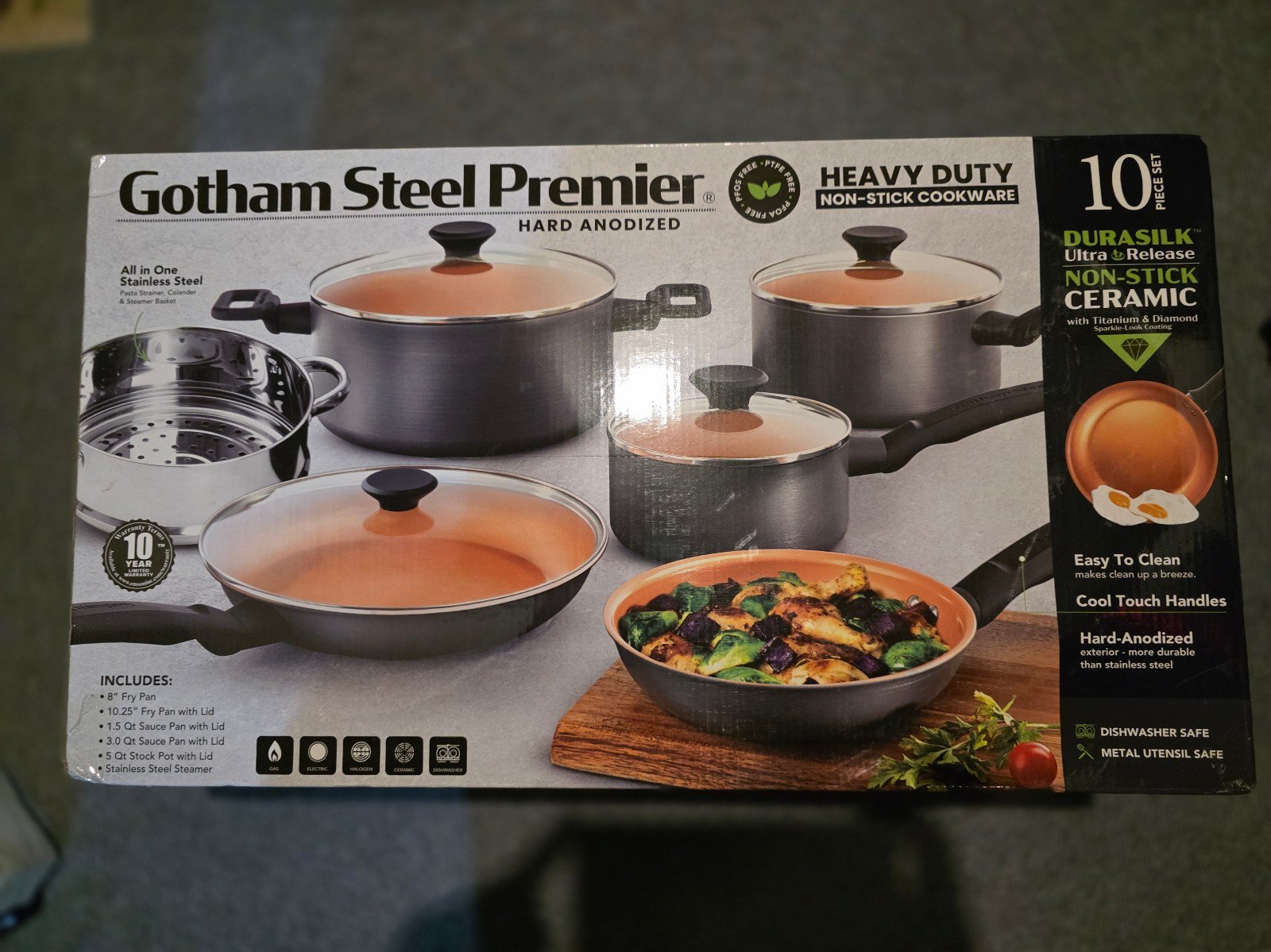 Gotham Steel Premier Non-Stick Cooking Set