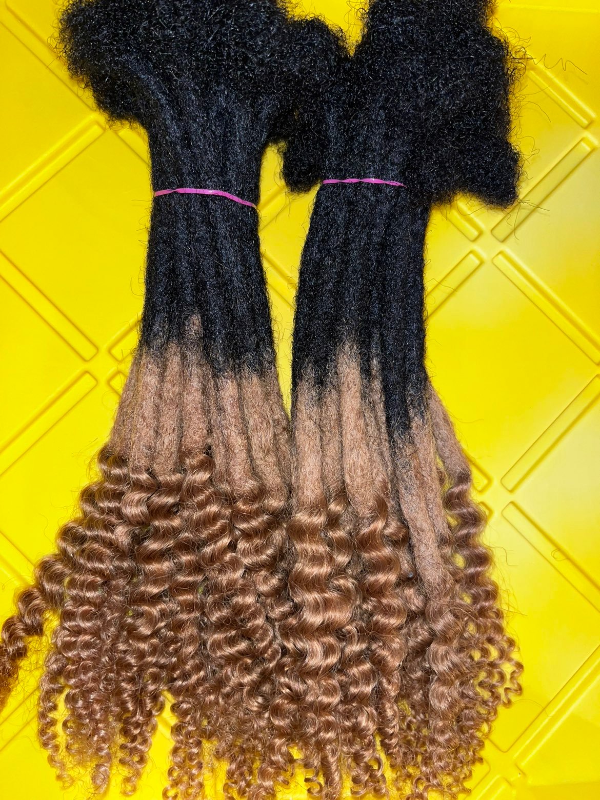 39 PCS Curly Human Hair Dreadlocks