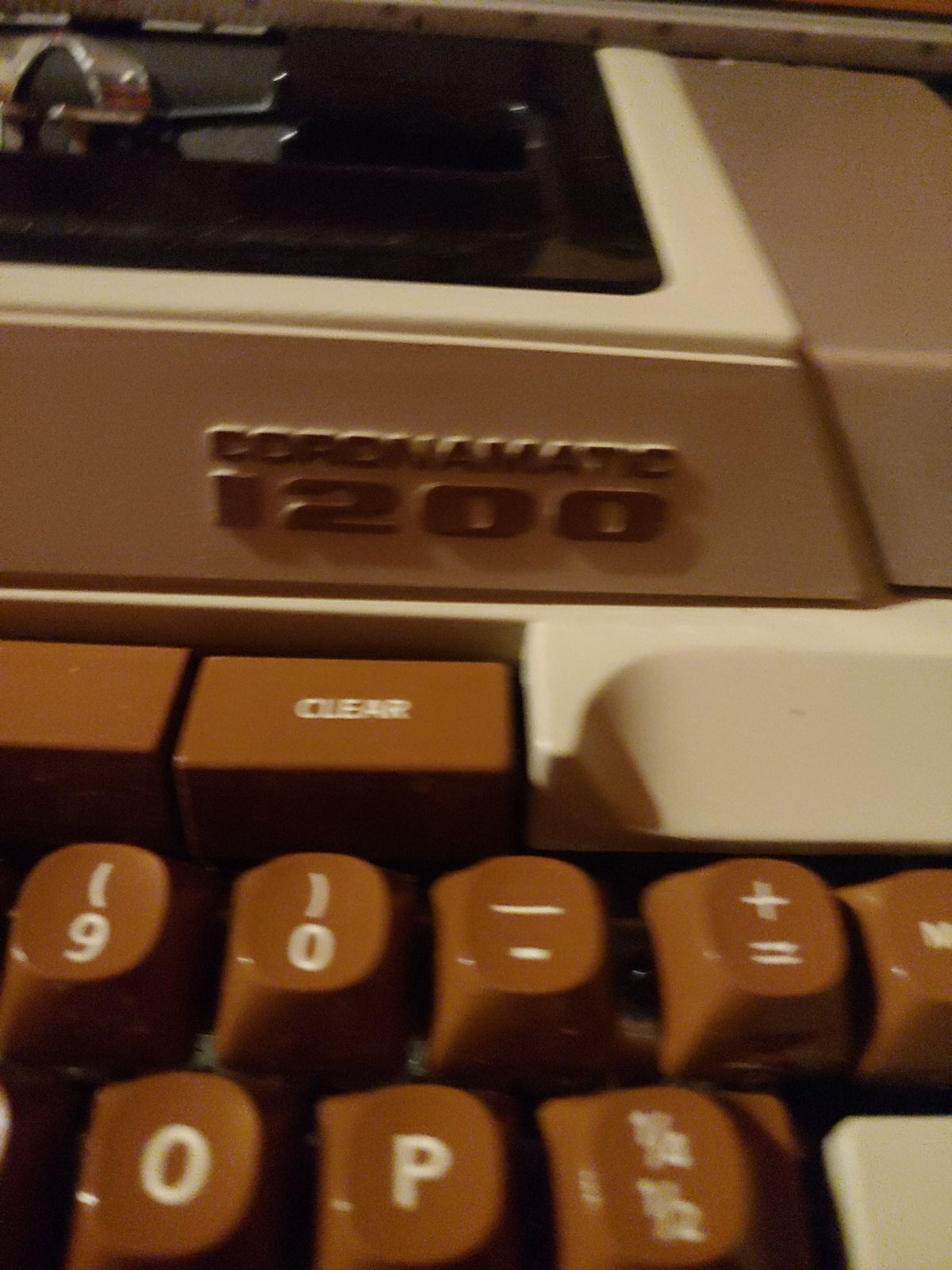 Vintage 1200 Typewriter