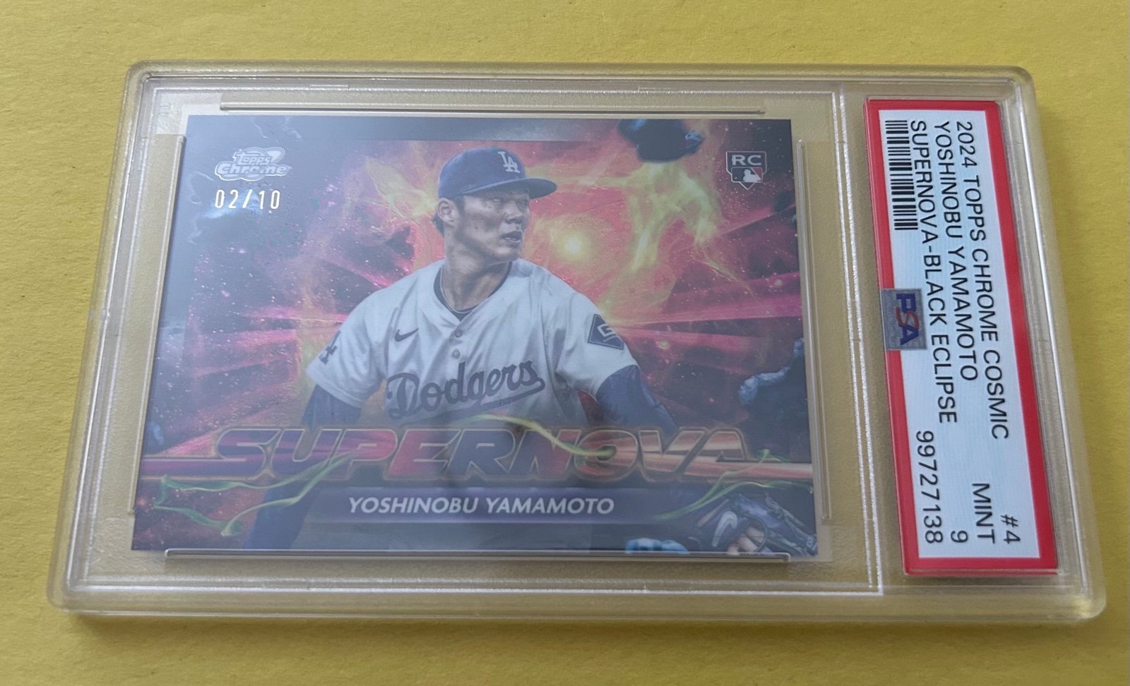 Yoshinobu Yamamoto Black Eclipse Supernova /10 PSA9