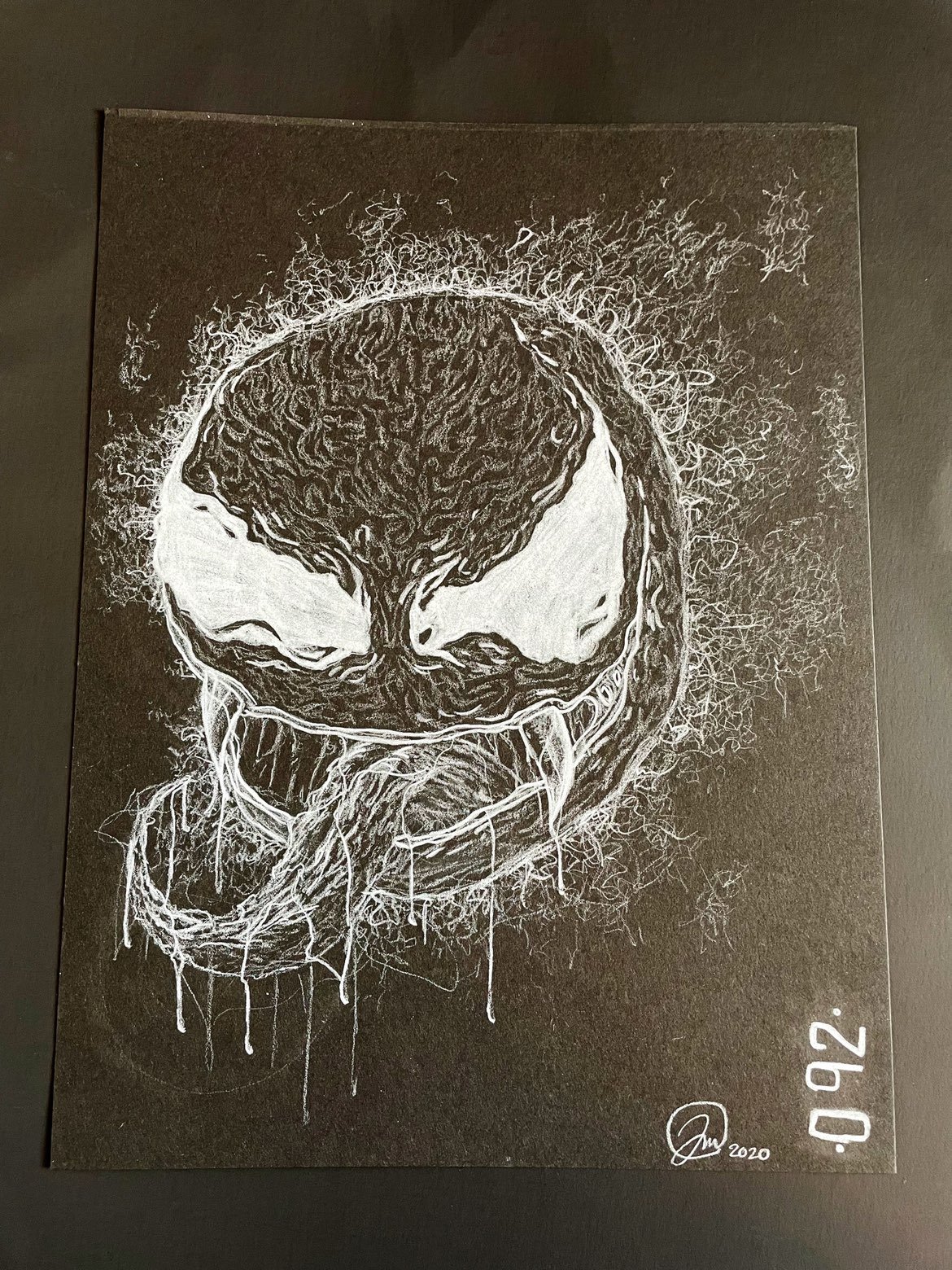 Custom Venomized Gastly Drawing