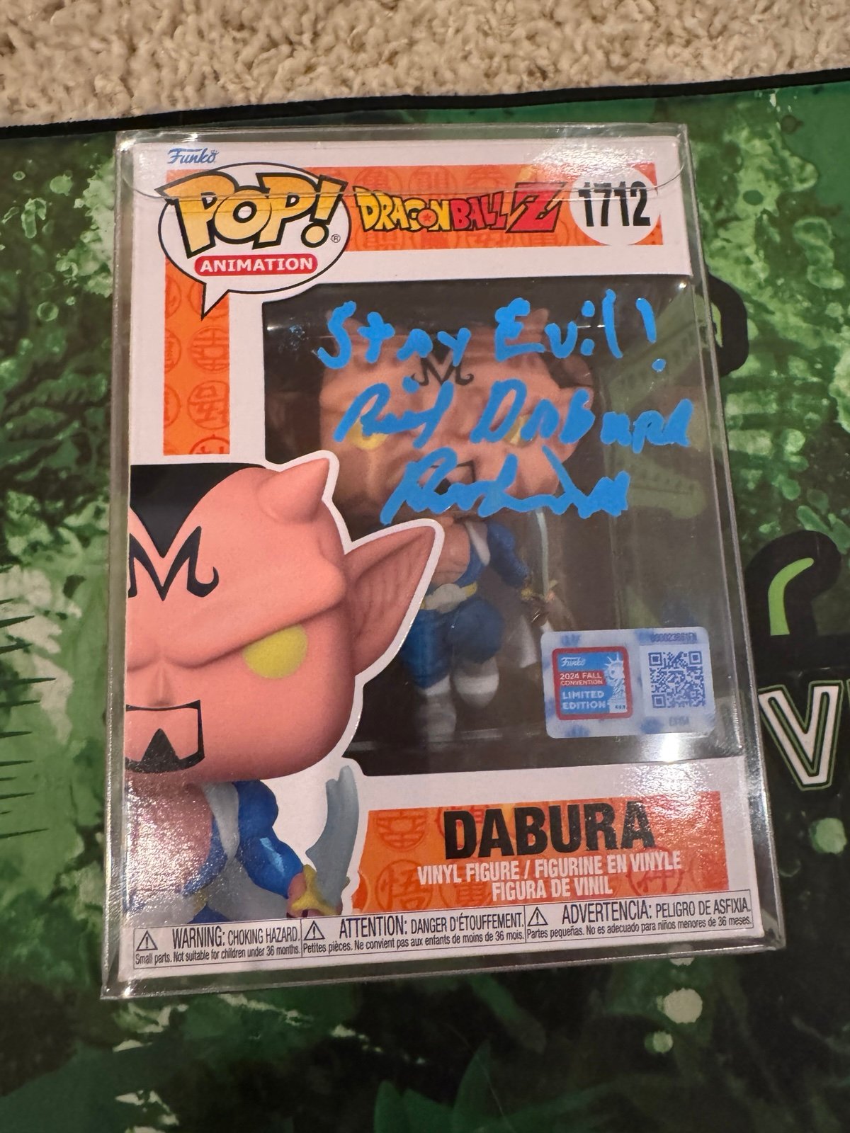 Funko Pop! Signed and Quote by Rick Robertson - 4th one signed