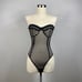 Black Exotic Fishnet Bodysuit
