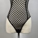 Black Exotic Fishnet Bodysuit