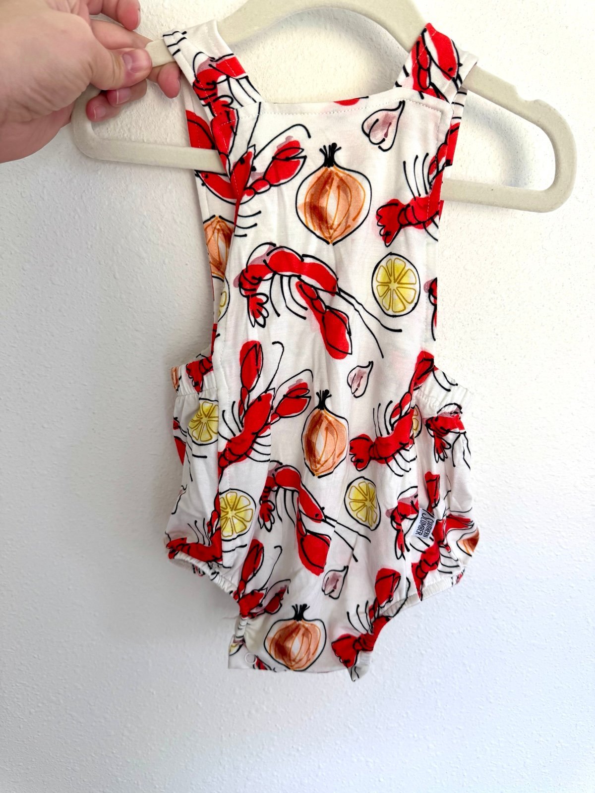 Crawfish boil bubble romper