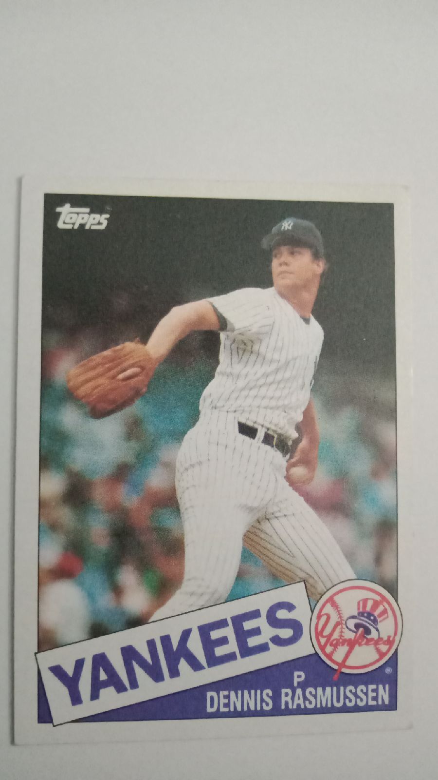 Dennis Rasmussen #691 Topps BaseBall Card.