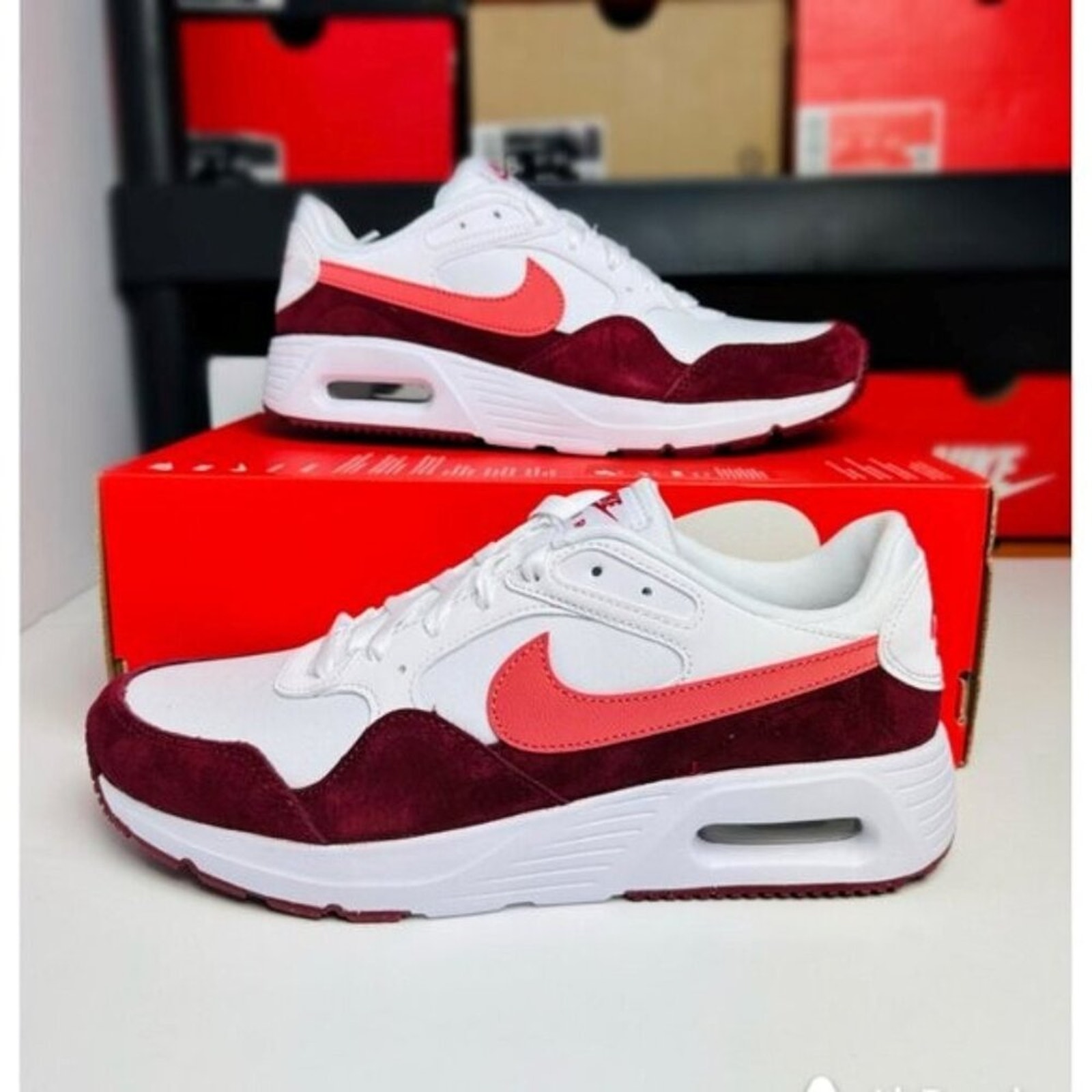 Nike Air Max SC Women's Size 11 Athletic Shoes White Team Red FJ3242-100