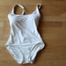MICHAEL KORS BACK LACE UP ONE PIECE SWIMSUIT WHITE SWIMWEAR SIZE 8, 14 new!!!