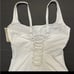 MICHAEL KORS BACK LACE UP ONE PIECE SWIMSUIT WHITE SWIMWEAR SIZE 8, 14 new!!!