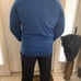 Armani Blue Zip Up Jacket