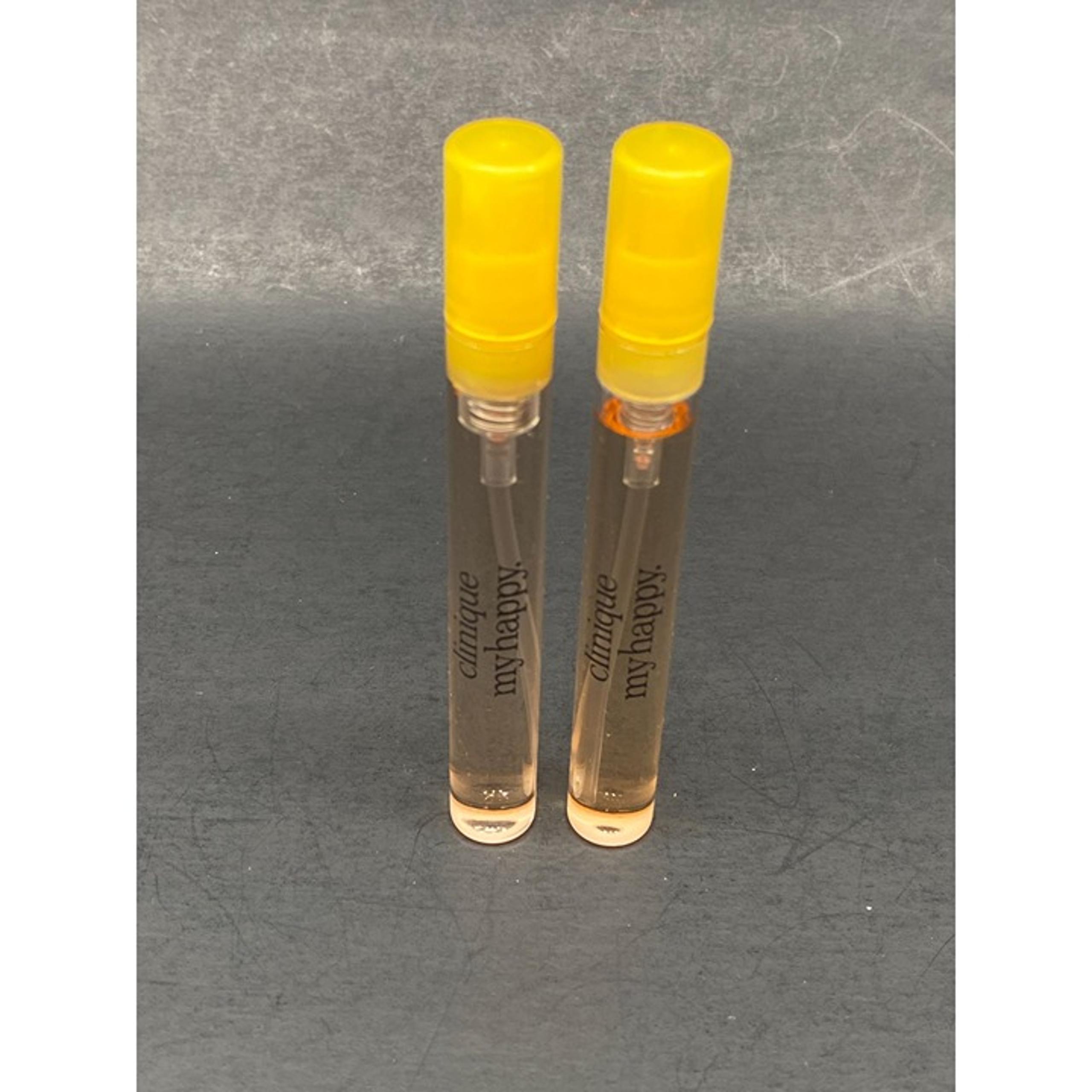 2 Clinique My Happy Fragrance Travel Size Mini Cookies And Kisses 0.17oz Each