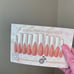 Classic French tip press on nails