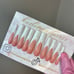 Classic French tip press on nails