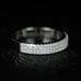 S925 Sterling Silver Diamond Eternity Ring Band