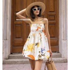 ZARA BLOGGER FAVE!!! Balloon Hem Short Dress NWT (M)