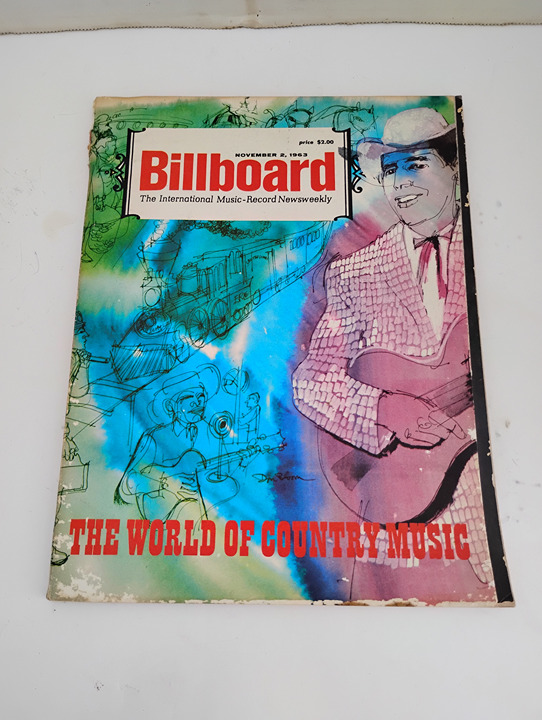 Billboard Nov 1963 country music magazine Rockabilly Nashville Advertising CMA