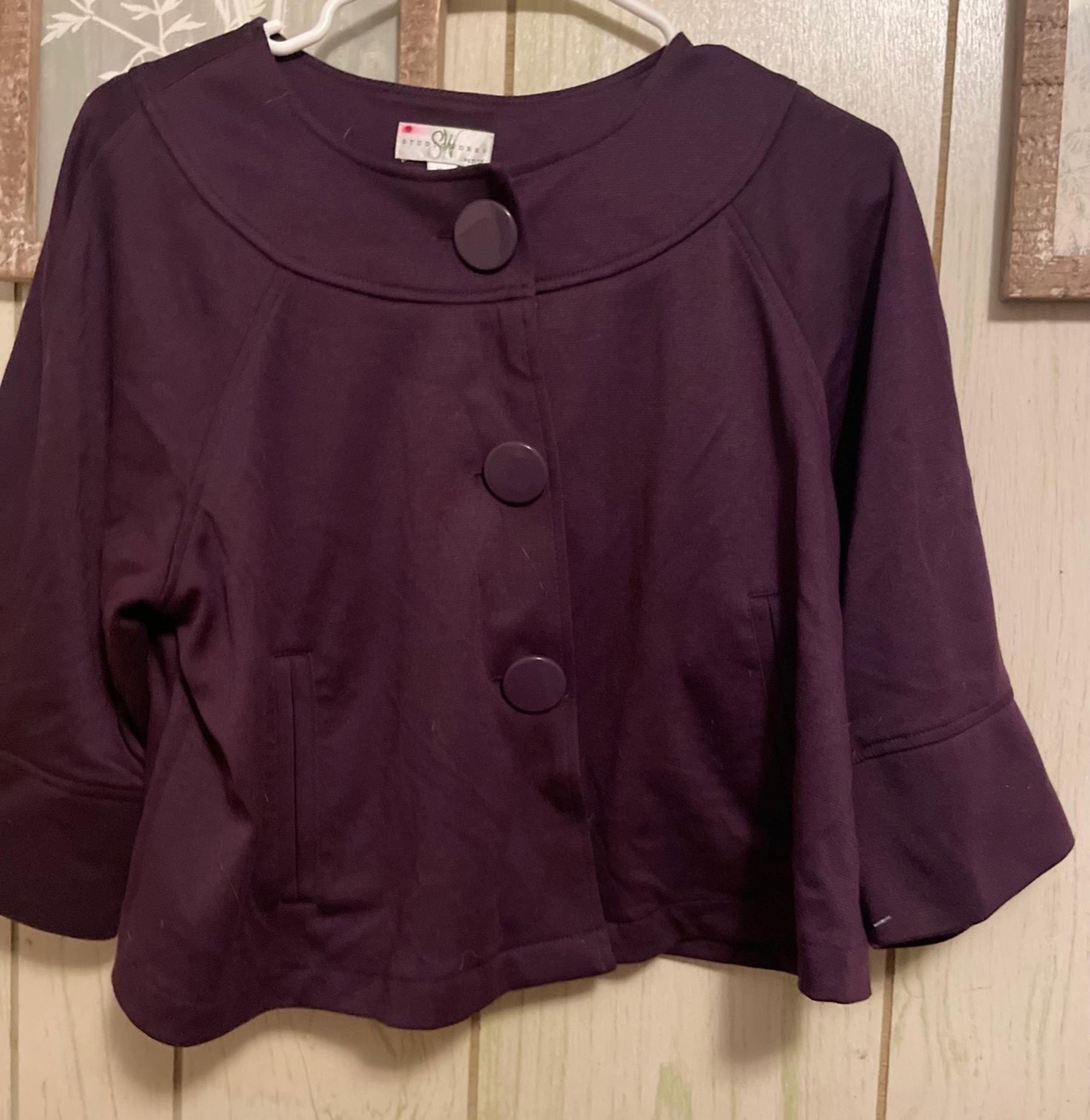 Studio Works Cape Womens Petite Medium