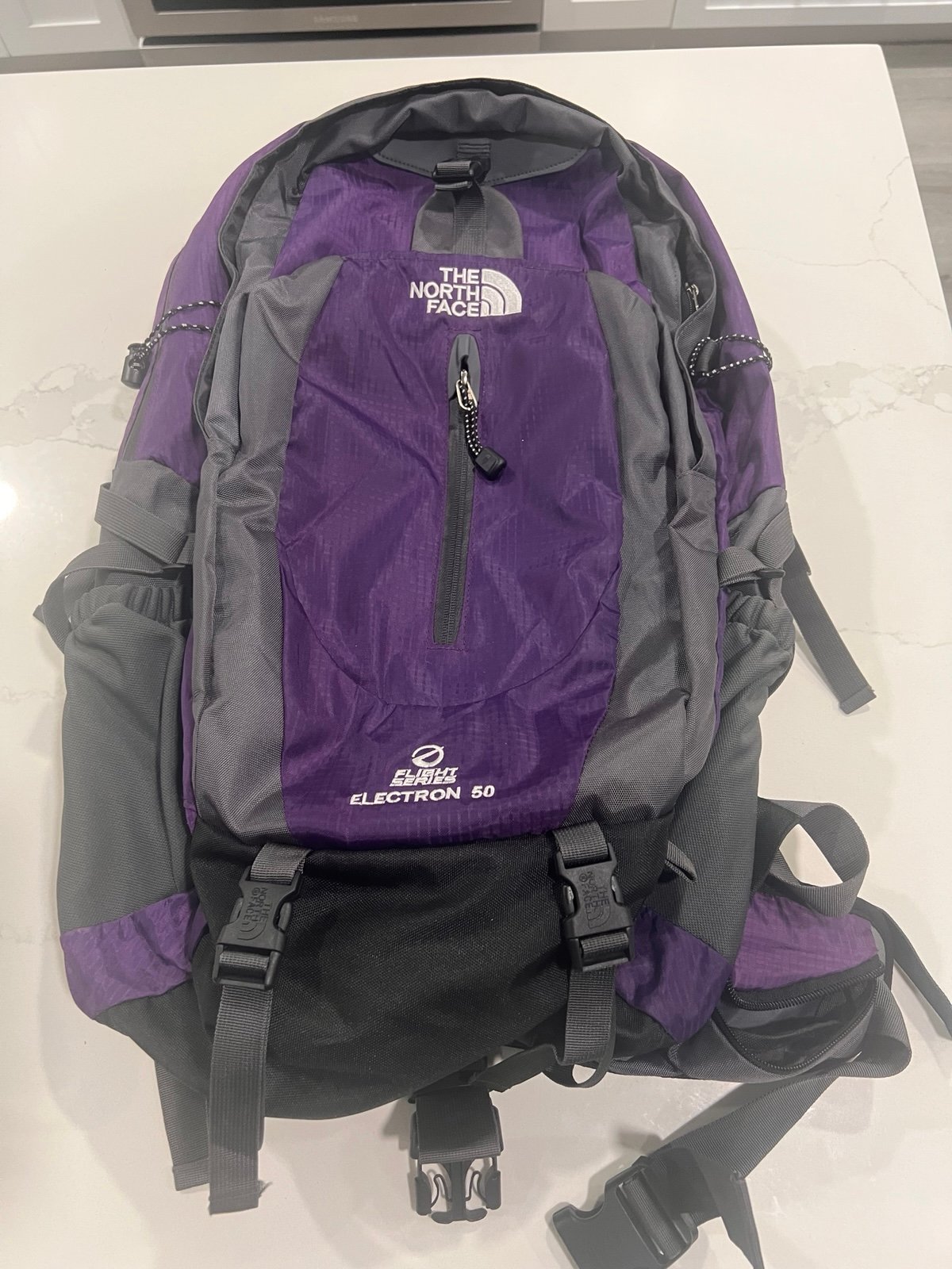 North Face Flight Series Electron 50 Liter Camping Bag Mountaineer Hiking