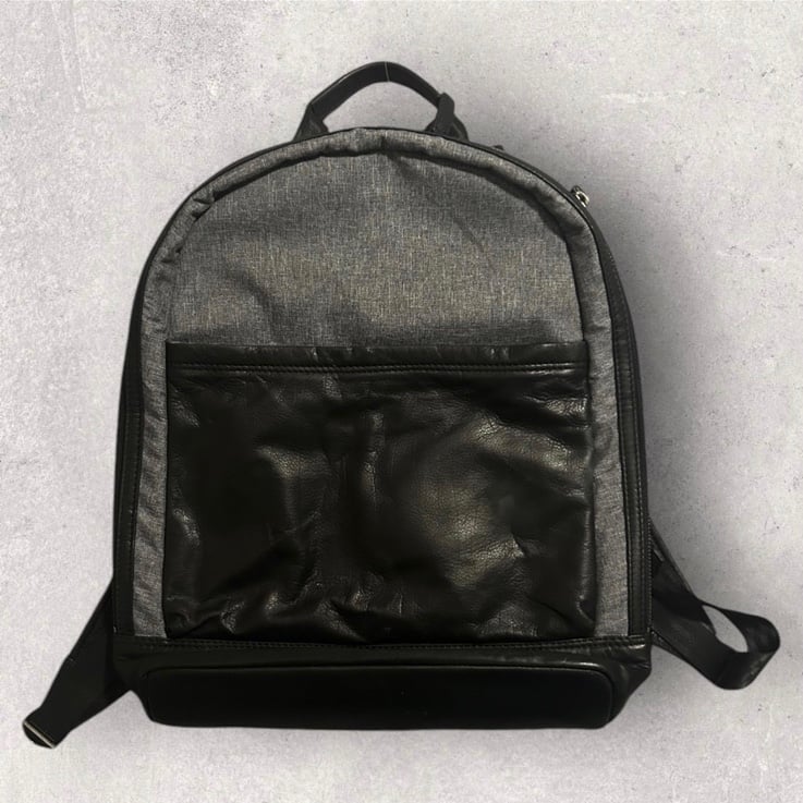 NEW BOCONI Recycled Polyester & Leather Backpack ( DEFECT)