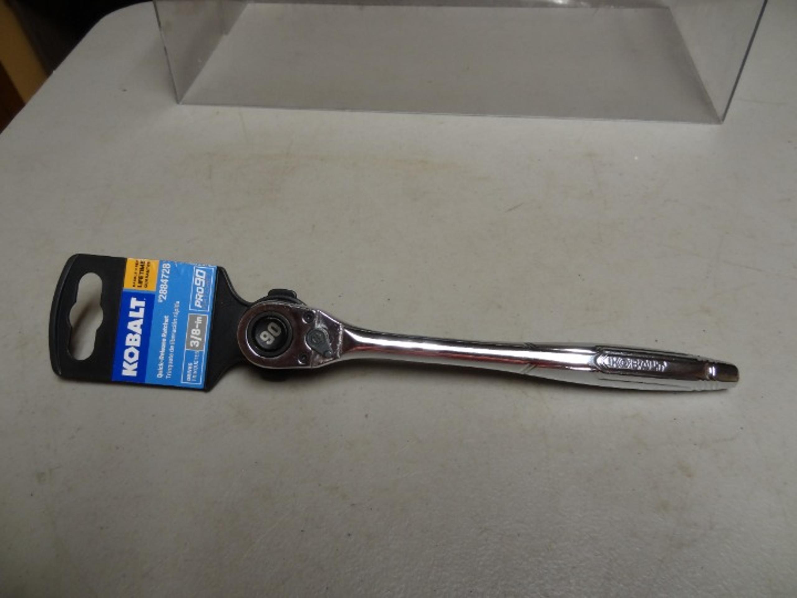 KOBALT TOOLS PRO90 RATCHET 3/8" DRIVE 7 1/2" LONG 2884728 81697 NEW