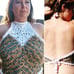 Womens Small Crochet Halter Top