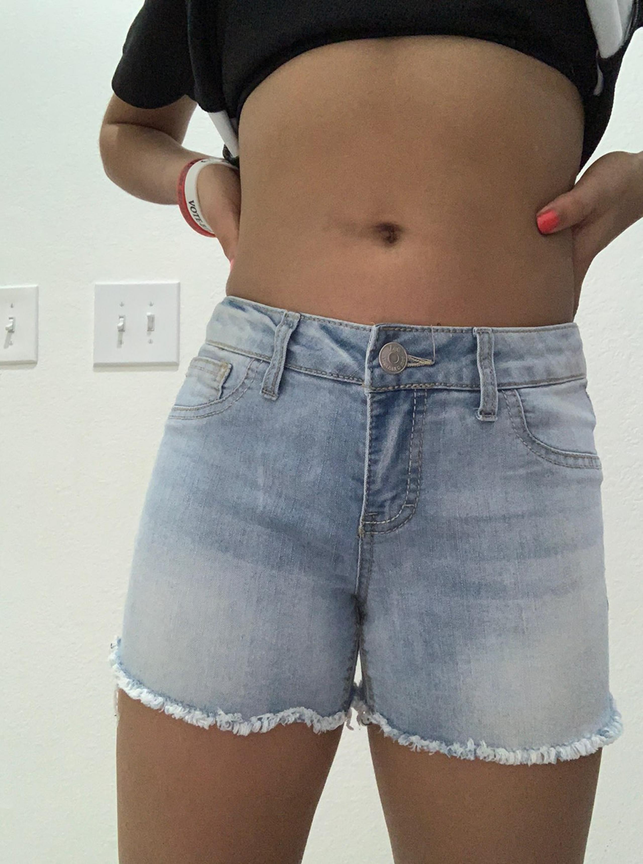 Lee Girls’ Light Blue Jean Shorts