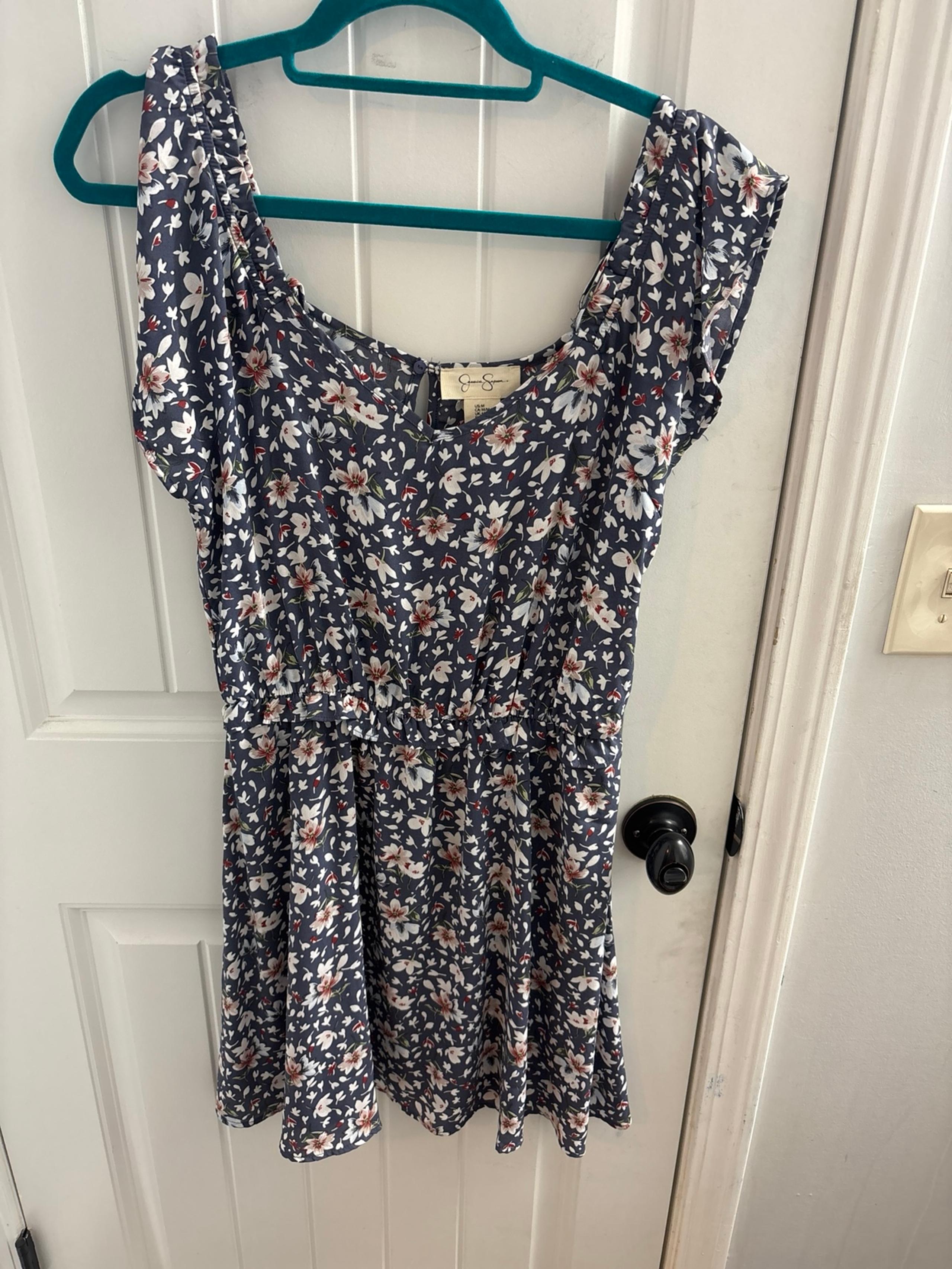 Women’s Jessica Simpson blue floral dress size medium