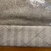 FRETTE 1x Hand Towel Made Portugal Rhombus Terry Grey 100% Cotton 20 X30 New