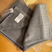 FRETTE 1x Hand Towel Made Portugal Rhombus Terry Grey 100% Cotton 20 X30 New