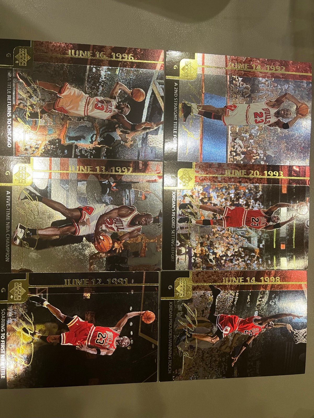 Michael Jordan upper deck, 1999 Gatorade, Michael Jordan hologram, jumbo o cards