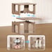1pc Light Luxury Multi-layer Assembly Shoe Rack, Dust-SHRFDH