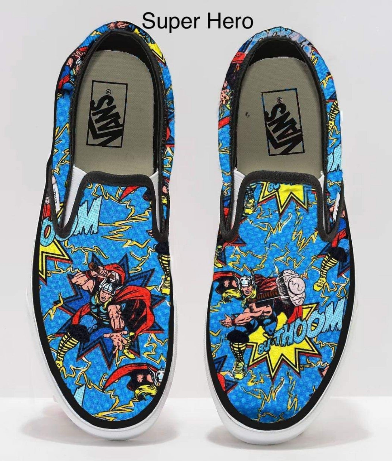 VANS custom hand detailed shoes new in box mens sz 10