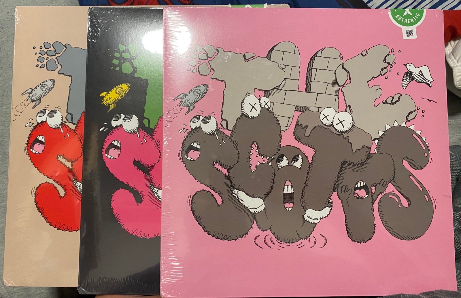 Travis Scott cactus jack vinyl Kaws the Scott’s 12in