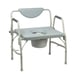 McKesson Bariatric Commode Chair Drop Arm Steel Padded Back up to 1000 lbs