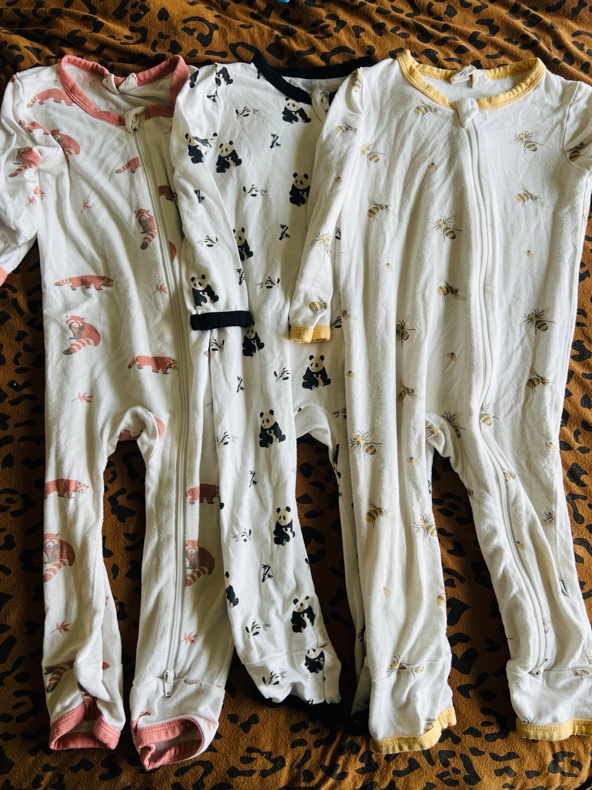 Kyte baby 12/18 zip romper bundle of 3