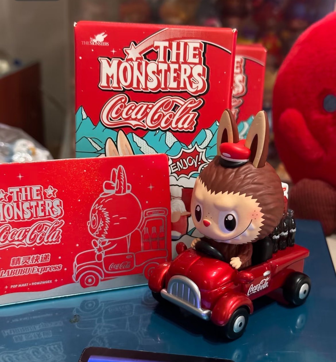 The monsters Coca Cola SECRET Labubu Express 精灵快递隐藏款 sealed bag US seller