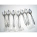 7 Pieces International Silver INS580 Flatware Soup Spoons NOS
