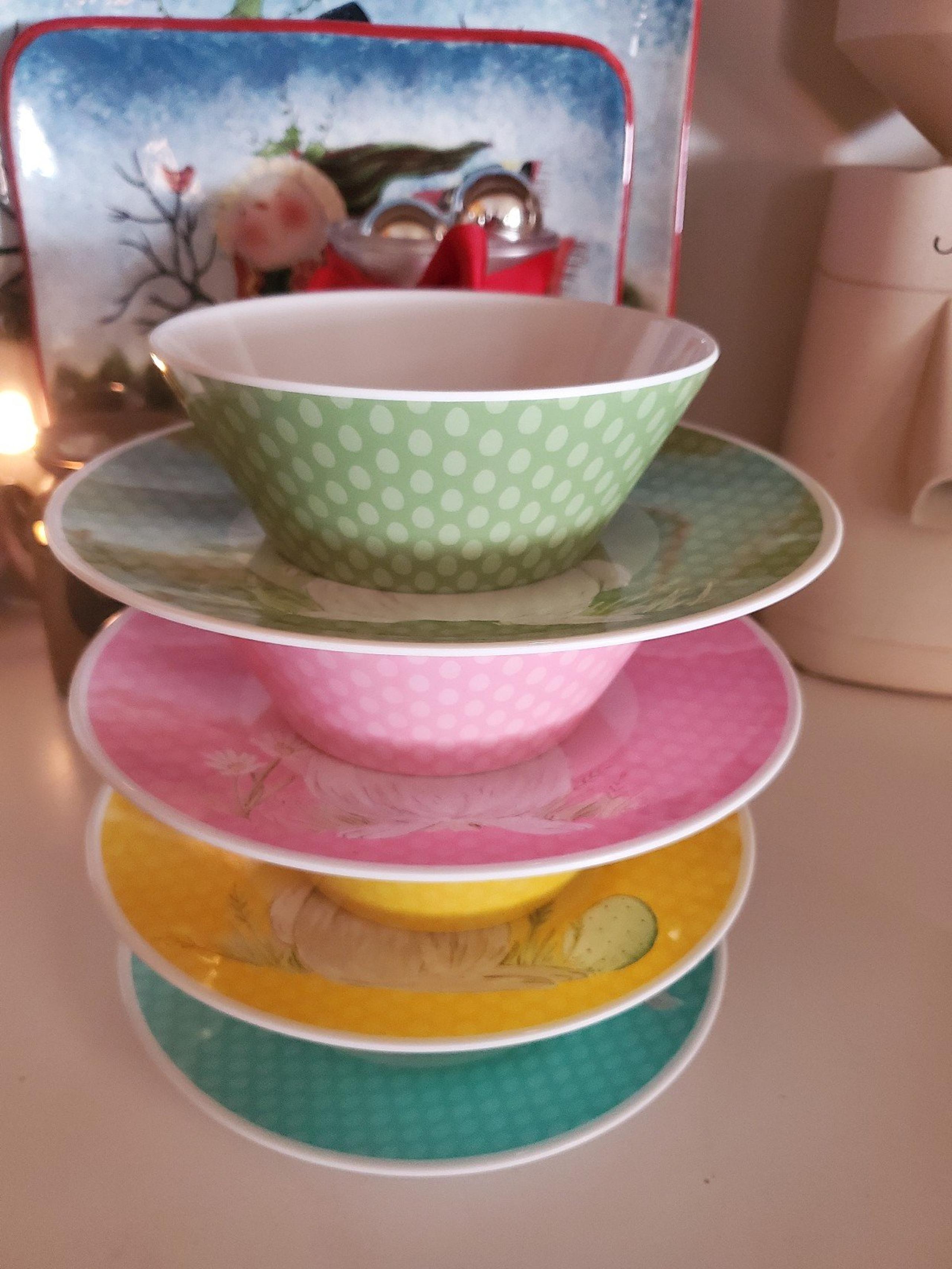 Pottery Barn Kids Spring Set of Plates & Bowls